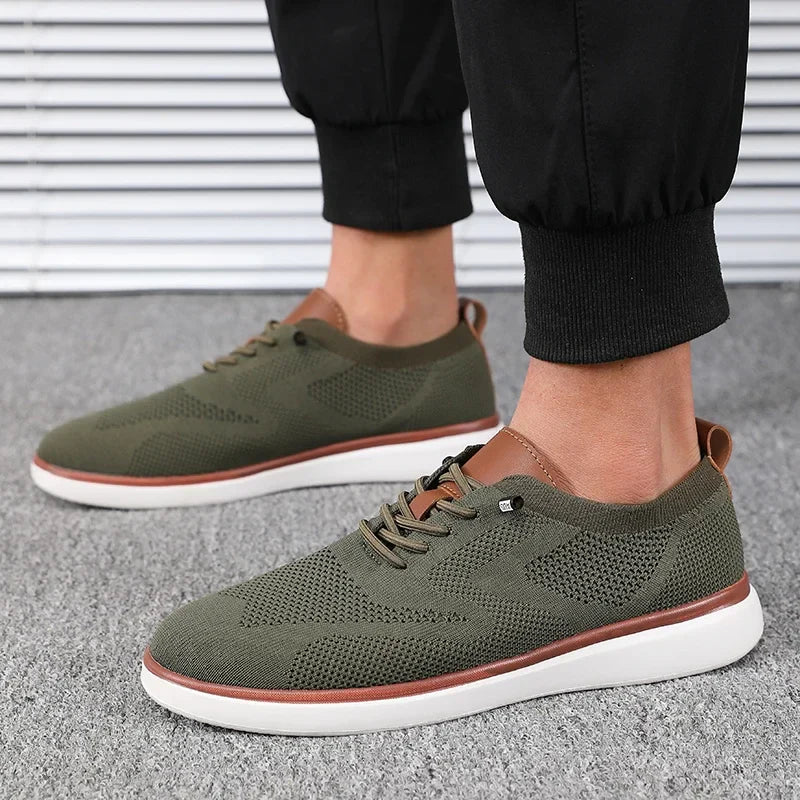 Lowbank Men's AirWeave Knit Trainers