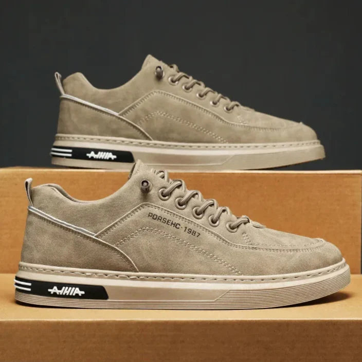 Lowbank Men's Urban Rover Suede Trainers