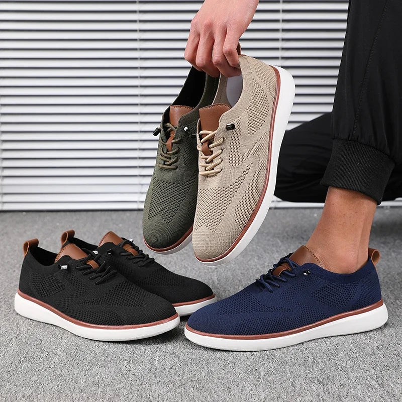 Lowbank Men's AirWeave Knit Trainers