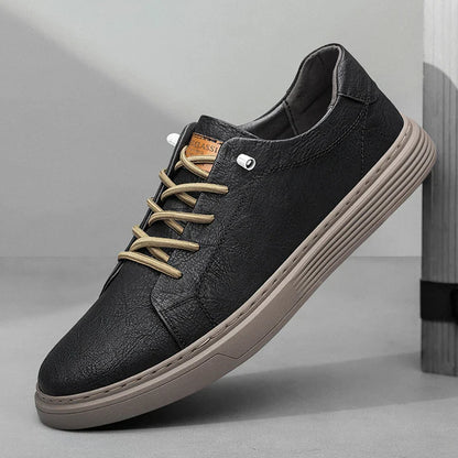 Lowbank Men's LuxeStride Leather Trainers